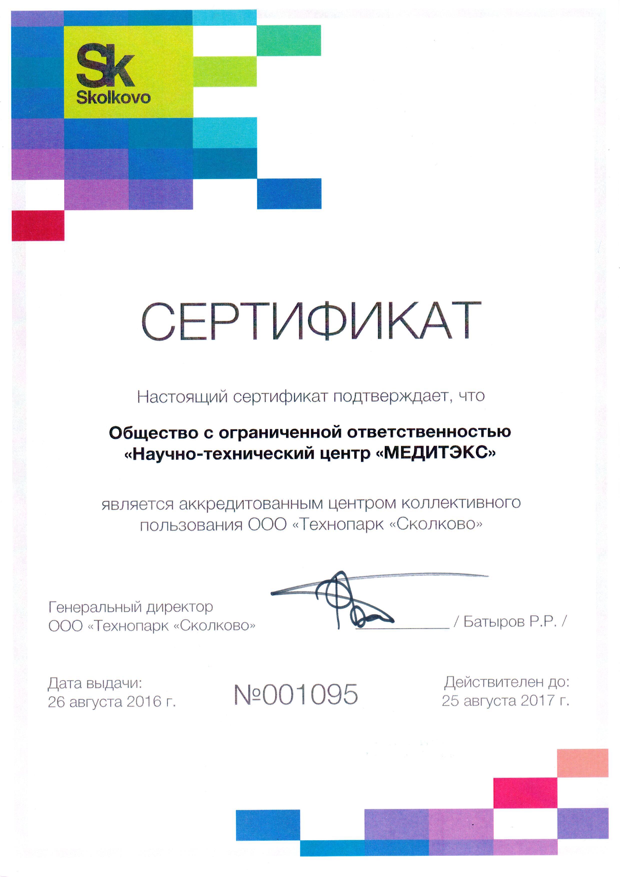 Сертификат научный руководитель.